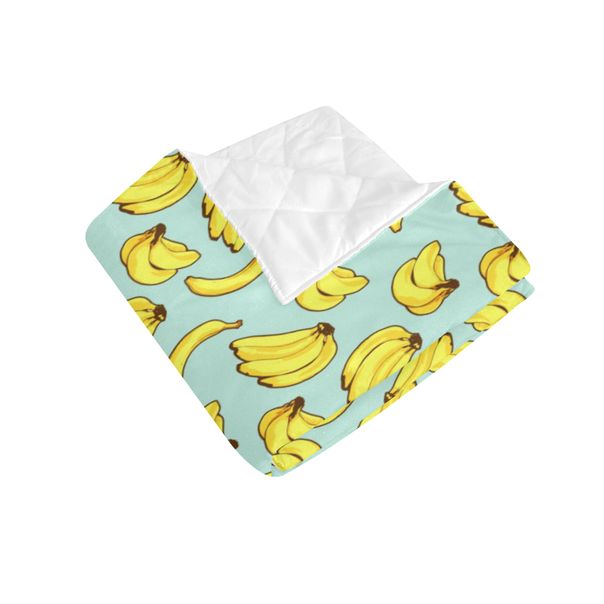 Banana Pattern Print Design BA04 Premium Quilt
