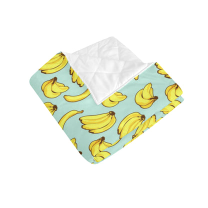 Banana Pattern Print Design BA04 Premium Quilt