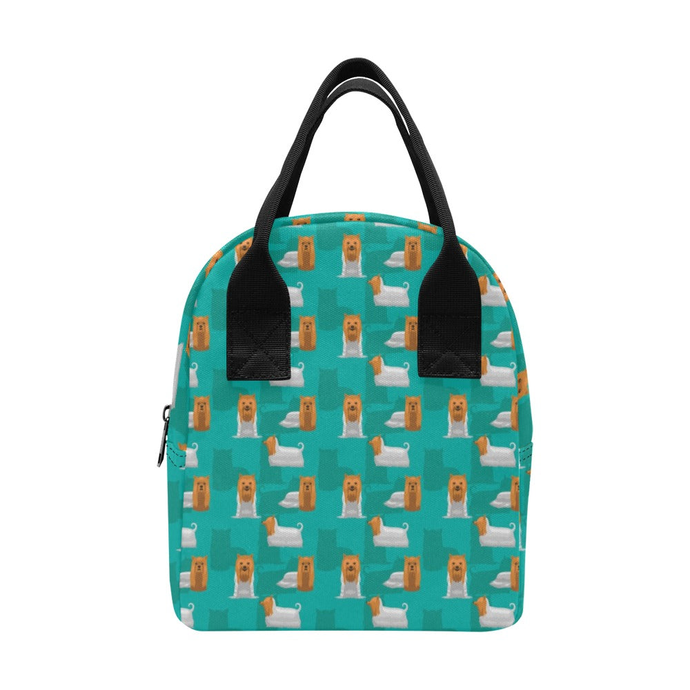 Silky Terriers Print Design LKS301 Insulated Lunch Bag