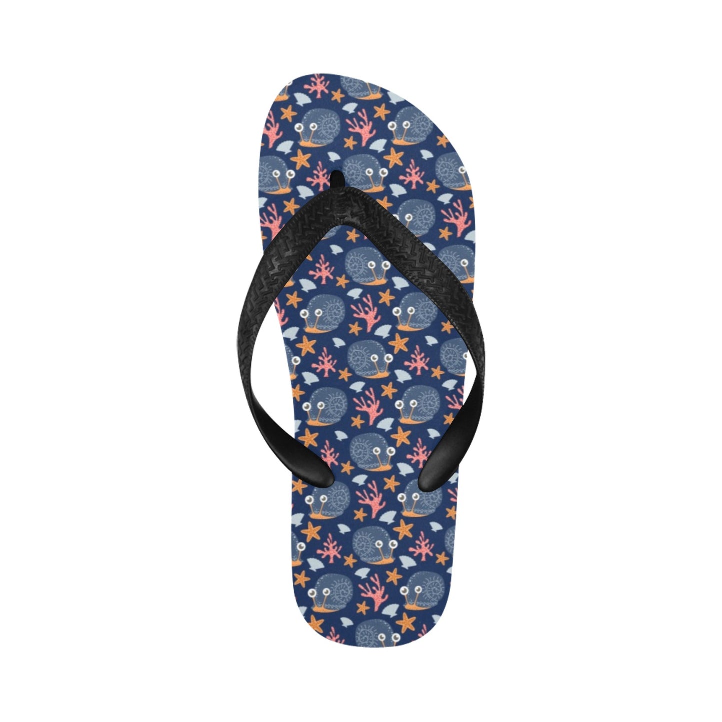 Snail Print Design LKS402 Flip Flops