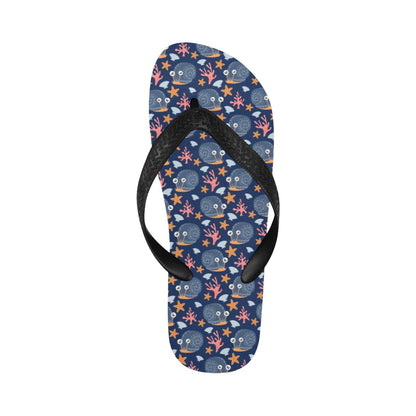 Snail Print Design LKS402 Flip Flops