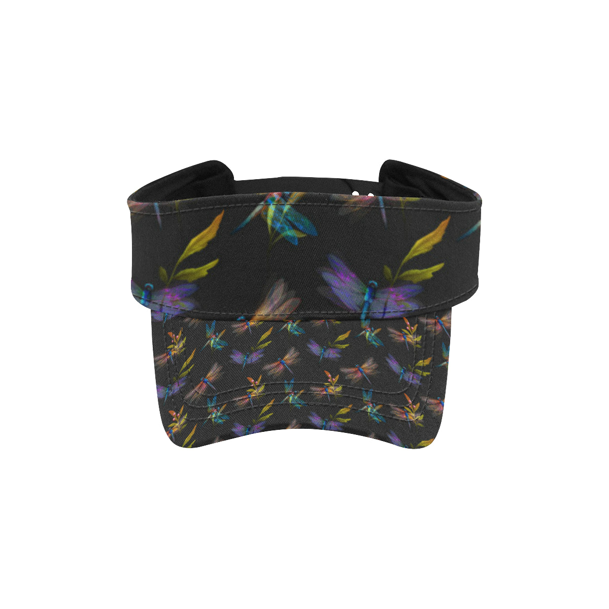 Dragonfly Colorful Realistic Print Unisex Sun Visor