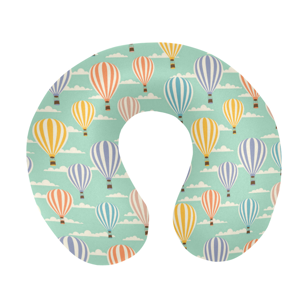 Ballon Pattern Print Design 01 U-Shaped Travel Neck Pillow