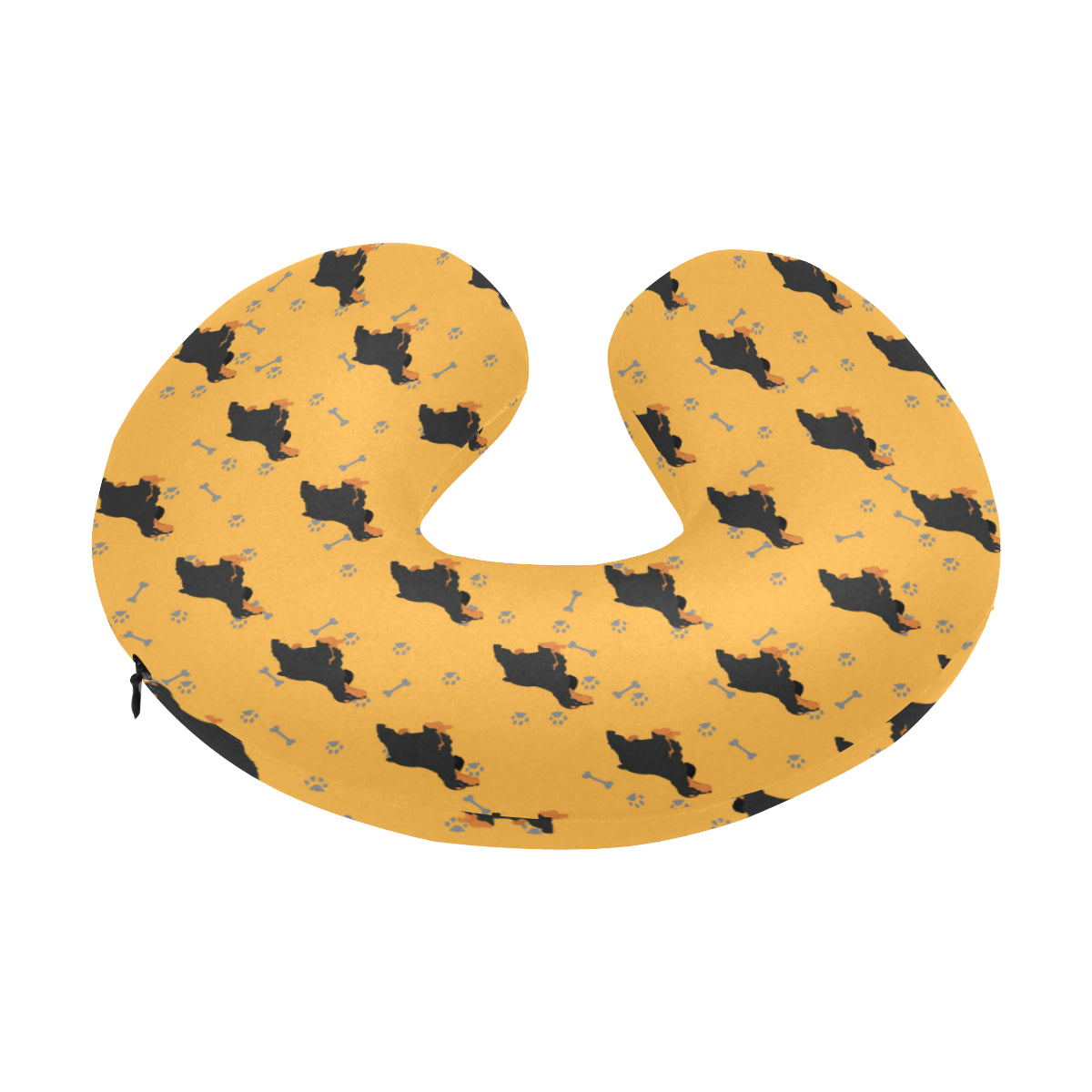Cocker Pattern Print Design 01 U-Shaped Travel Neck Pillow