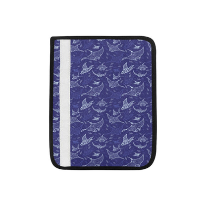 Manta Ray Print Design LKS401 Car Seat Belt Cover