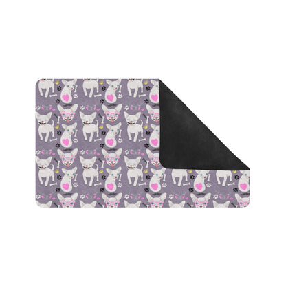 Chihuahua Happy Pattern Rubber Doormat