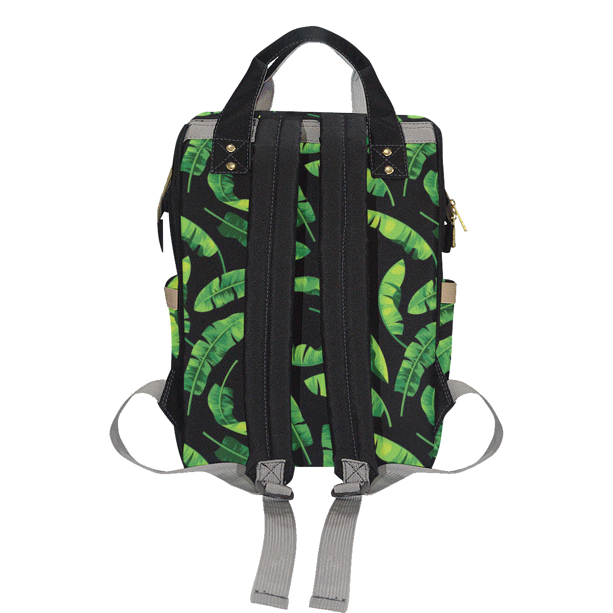 Banana Leaf Pattern Print Design BL02 Diaper Bag Backpack