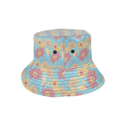 Gerberas Pattern Print Design GB04 Unisex Bucket Hat
