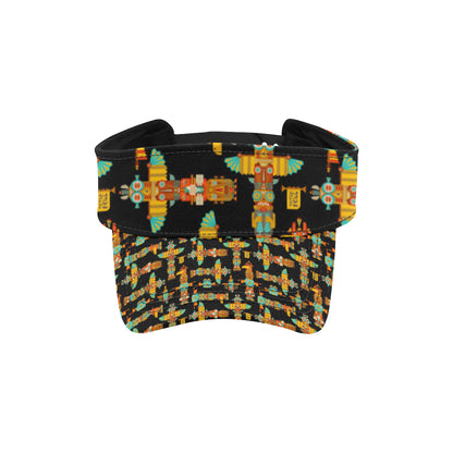Totem Pole Cartoon Print Unisex Sun Visor