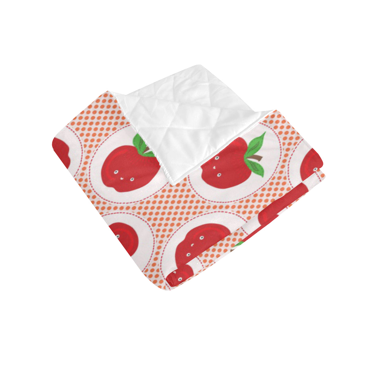 Apple Pattern Print Design AP08 Premium Quilt