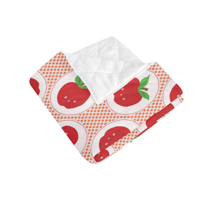 Apple Pattern Print Design AP08 Premium Quilt