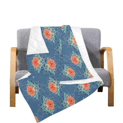 lotus Boho Pattern Print Design LO07 Premium Quilt