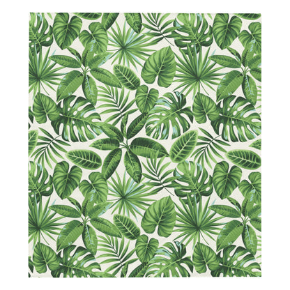 Tropical Flower Pattern Print Design TF013 Premium Quilt
