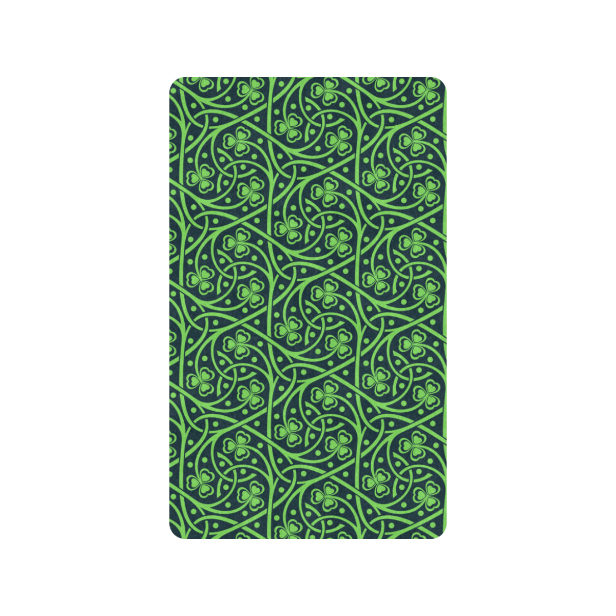 Shamrock Themed Print Rubber Doormat