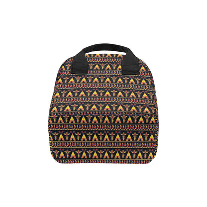 Totem Pole Design Insulated Lunch Bag