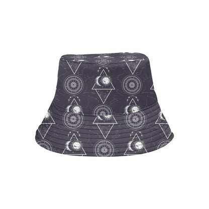 Sun Moon Print Design LKS309 Unisex Bucket Hat