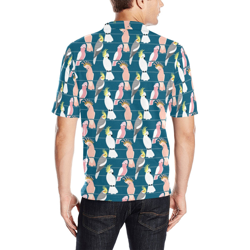 Cockatoo Print Design LKS401 Men Polo Shirt