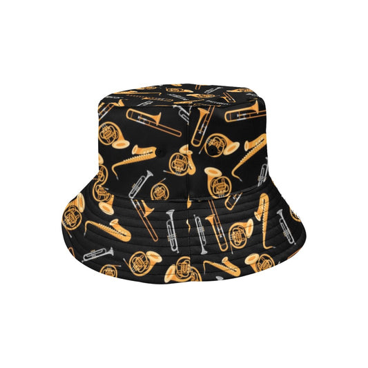 Saxophone Print Design LKS403 Unisex Bucket Hat