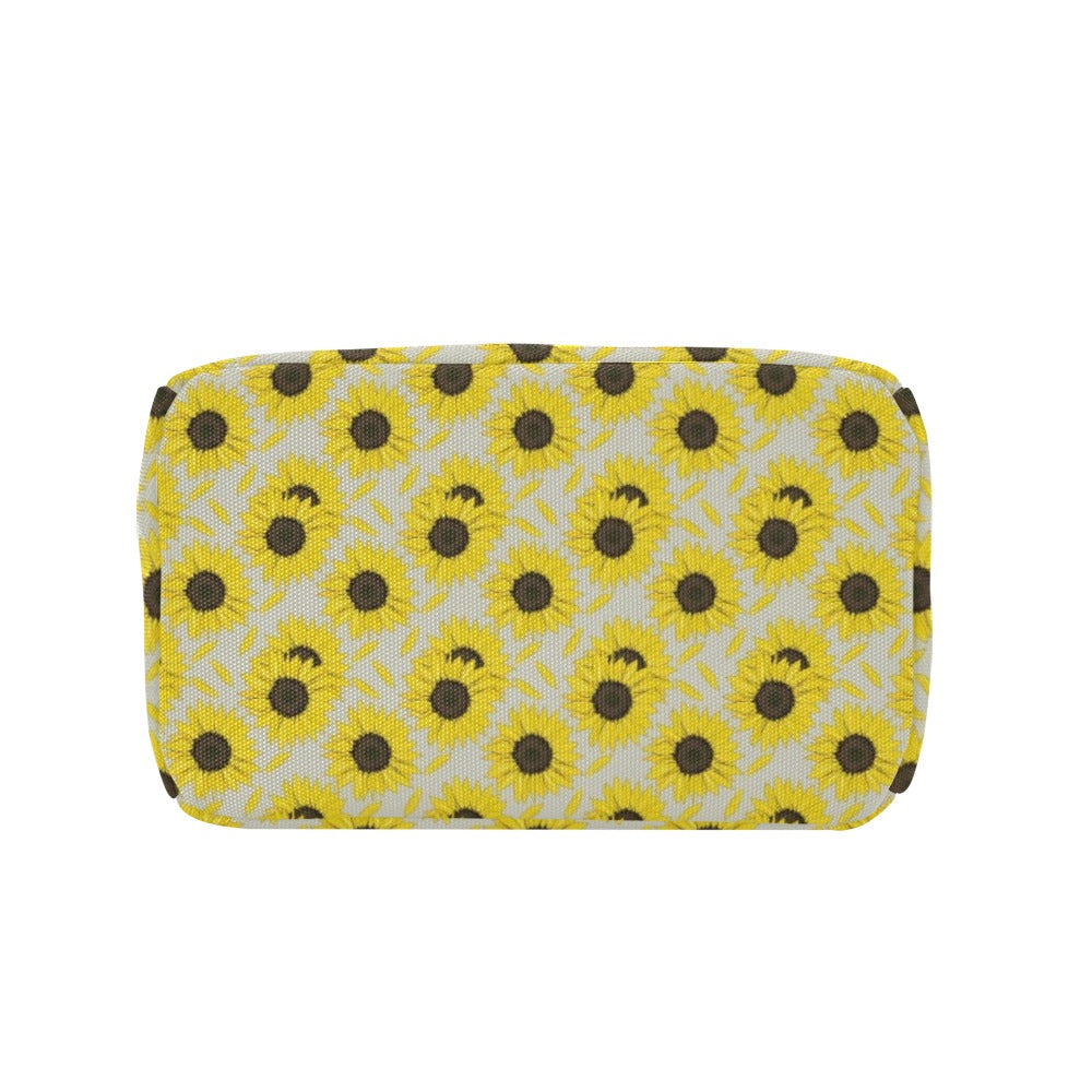 Sunflower Print Design LKS309 Insulated Lunch Bag