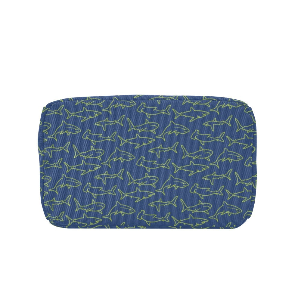 Shark Print Design LKS301 Insulated Lunch Bag