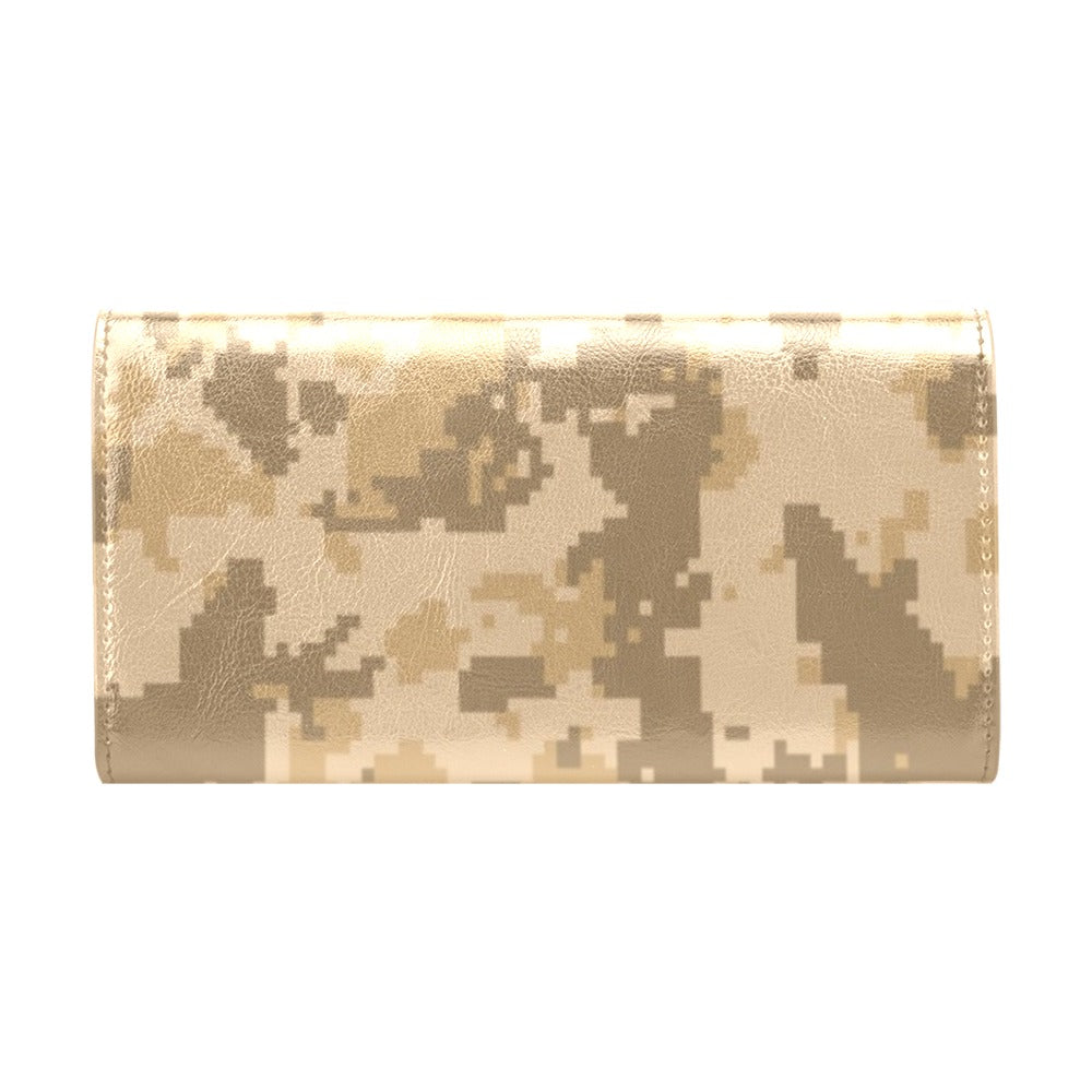 ACU Digital Desert Camouflage Women's Trifold Wallet