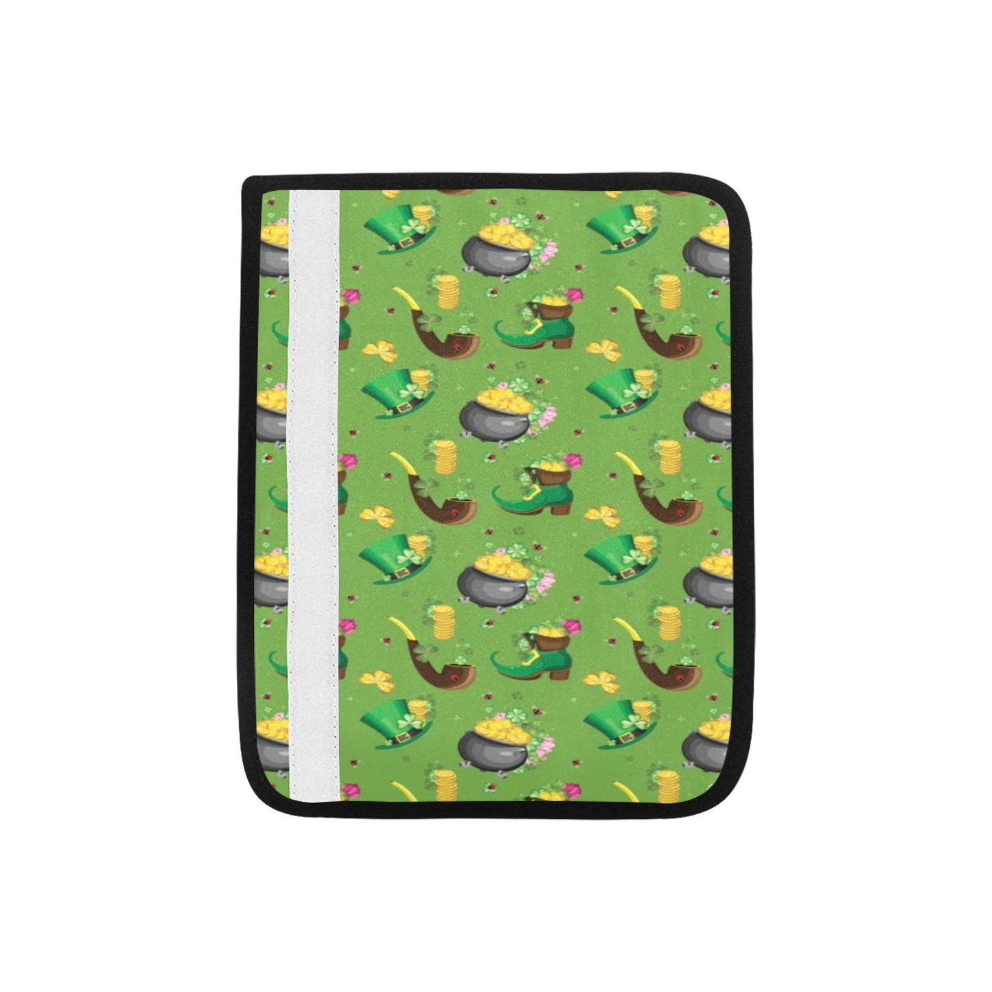 Shamrock Saint Patrick's Day Print Design LKS306 Car Seat Belt Cover