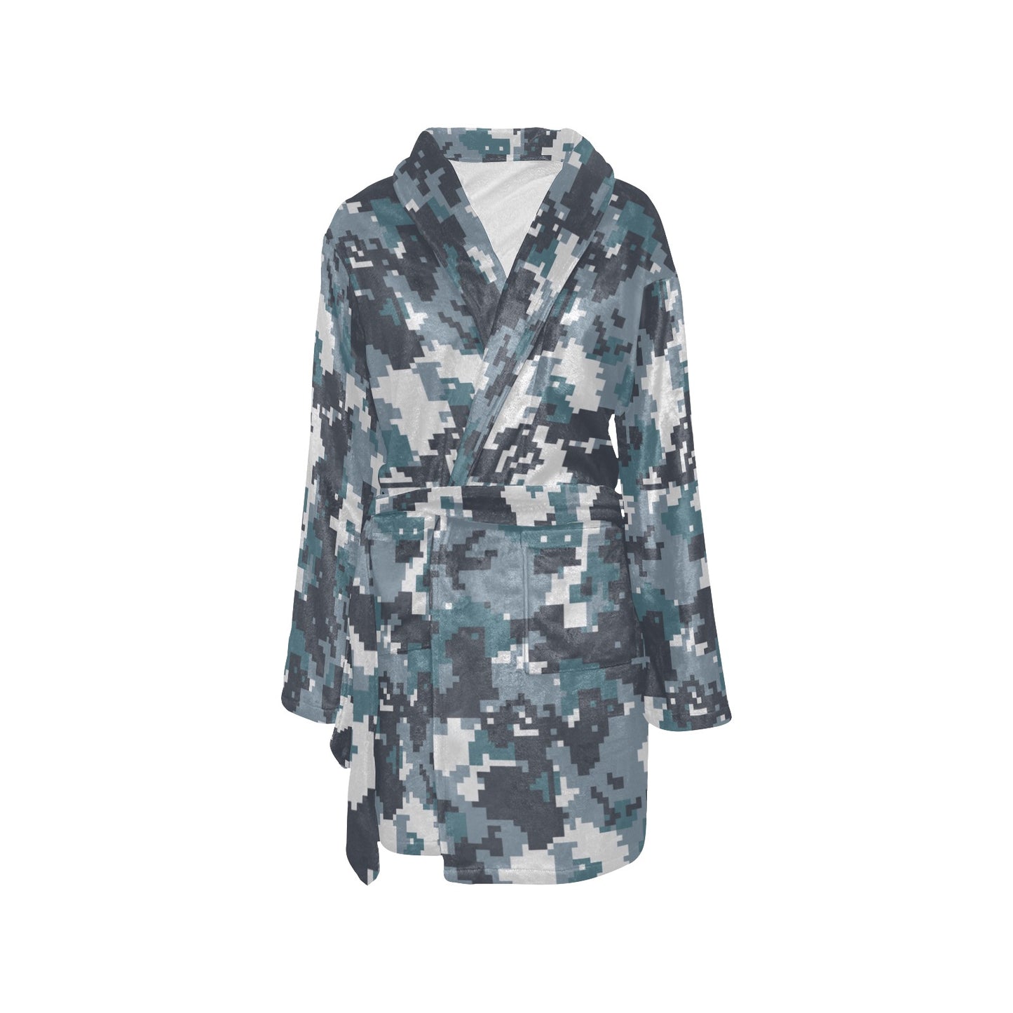 ACU Digital Urban Camouflage Women's Fleece Robe
