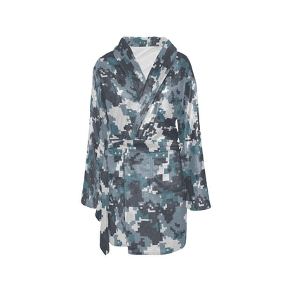 ACU Digital Urban Camouflage Women's Fleece Robe