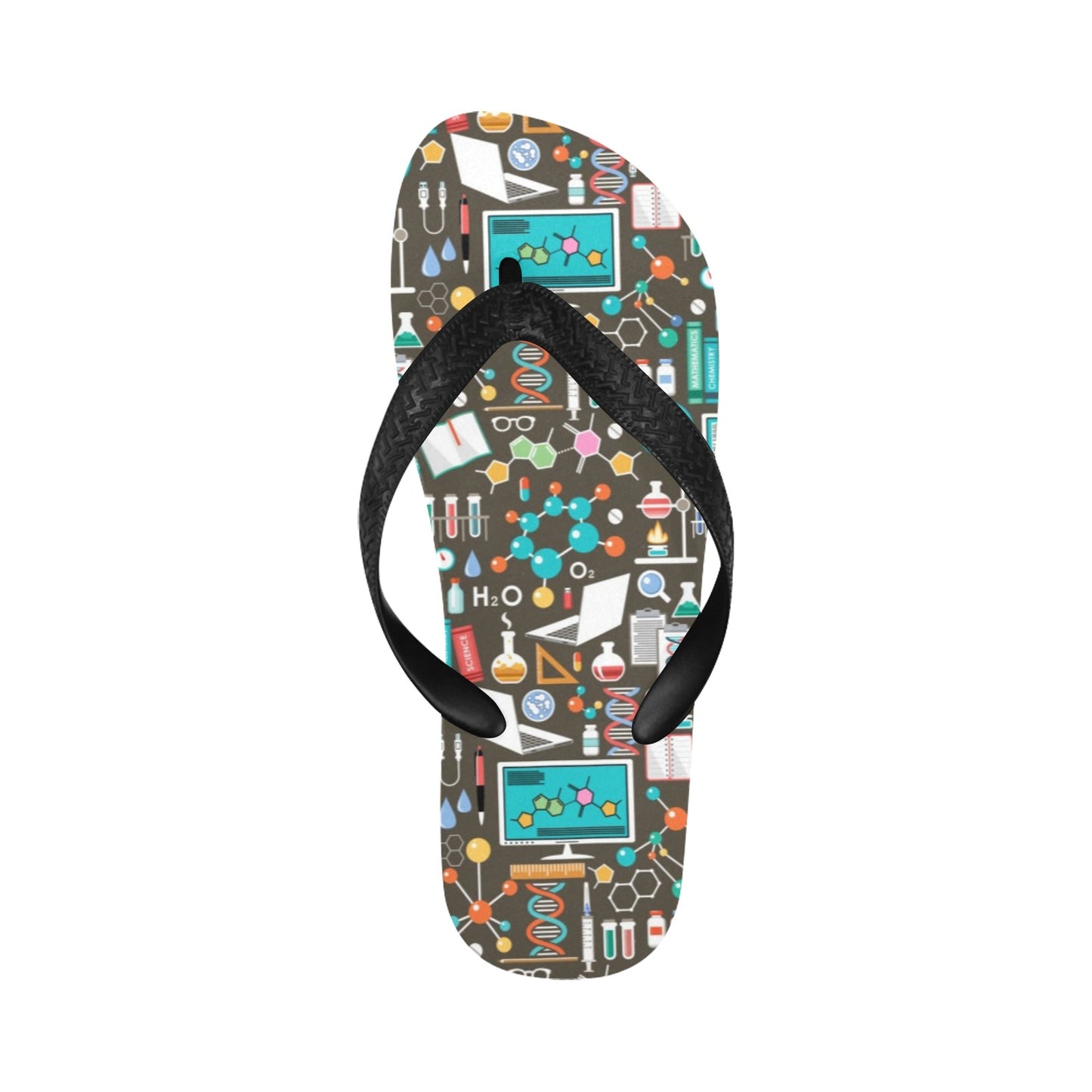 Science Print Design LKS303 Flip Flops