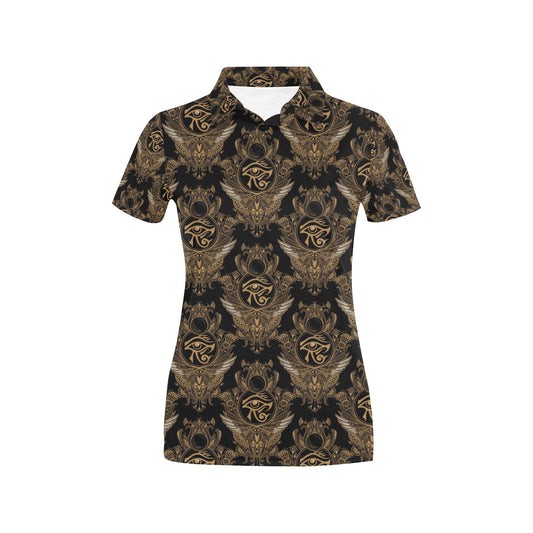 Eye of Horus Mandala Style Women's Polo Shirt