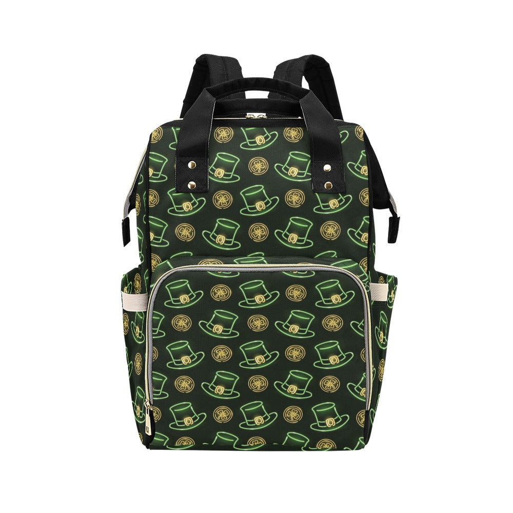 St Patricks Day Print Design LKS308 Diaper Bag Backpack