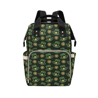 St Patricks Day Print Design LKS308 Diaper Bag Backpack
