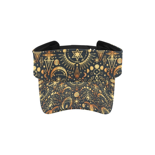 Sun Moon Print Design LKS308 Unisex Sun Visor