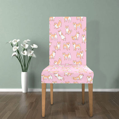 Shiba Inu Print Design LKS303 Dining Chair Slipcover
