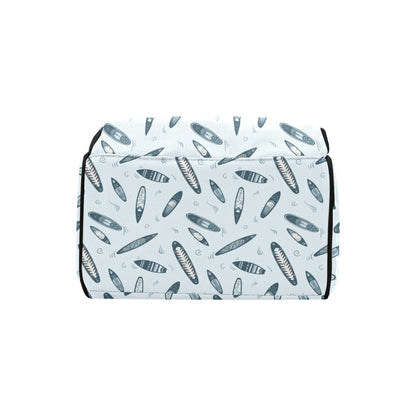 Surfboard Print Design LKS306 Diaper Bag Backpack