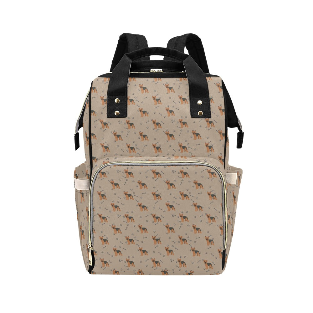 Yorkshire Terriers Print Design LKS305 Diaper Bag Backpack