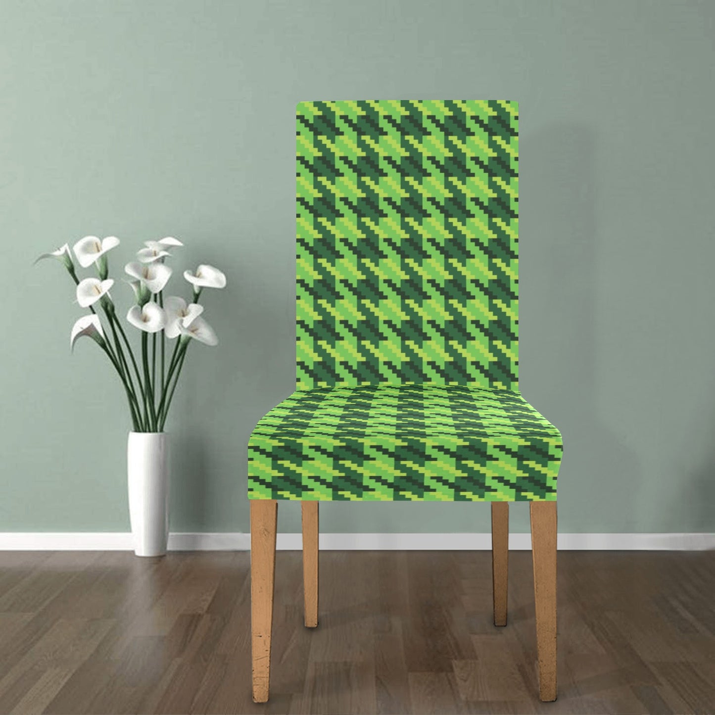 St Patricks Day Houndstooth Pattern Print LKS301 Dining Chair Slipcover