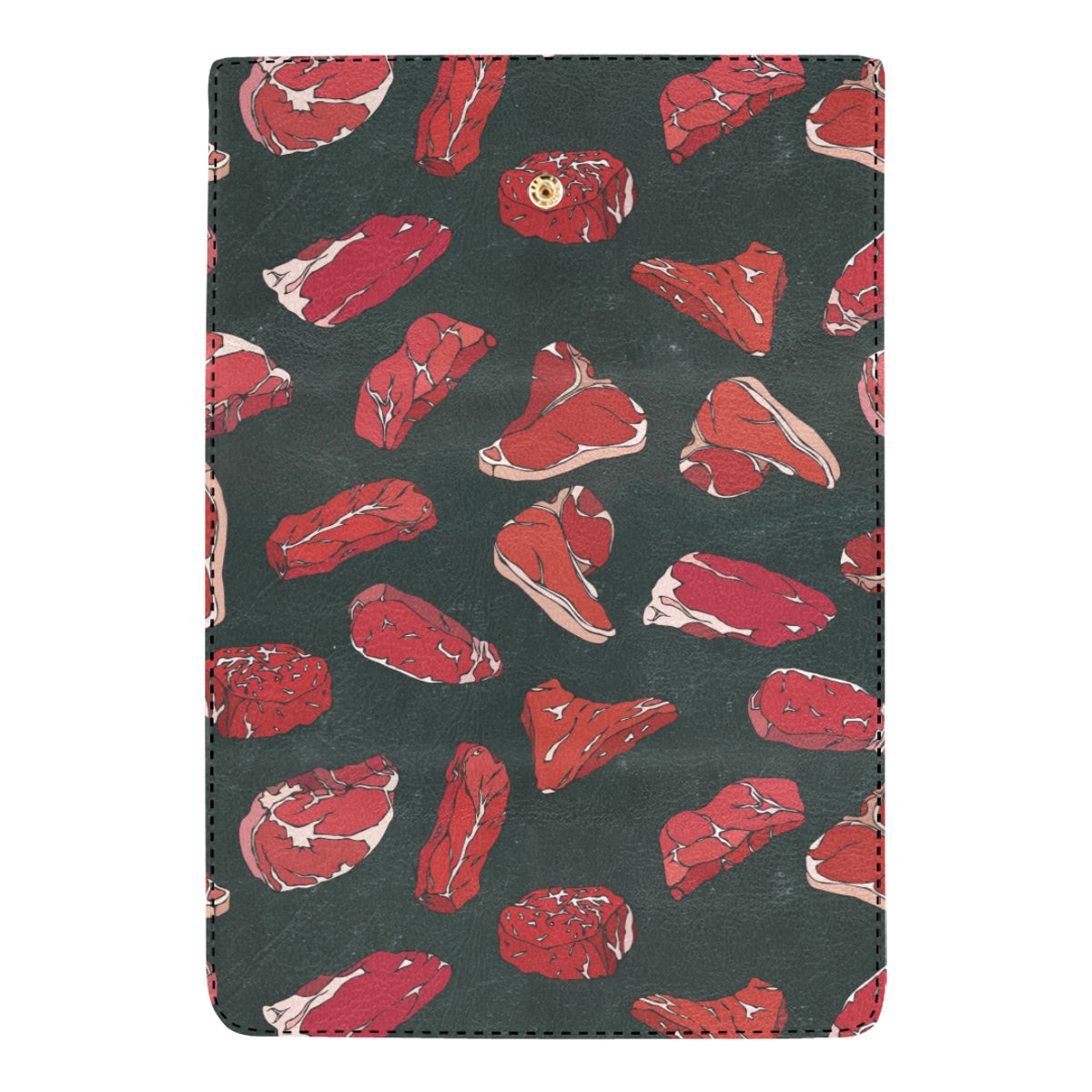 Meat Pattern Print Design 01 Women's Trifold Wallet