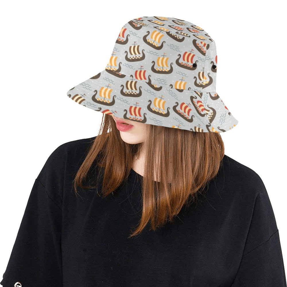 Vikings Print Design LKS308 Unisex Bucket Hat