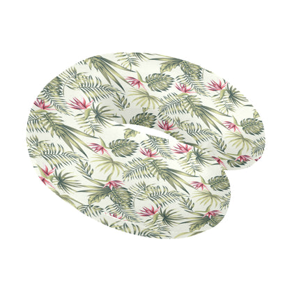 Bird Of Paradise Pattern Print Design 04 U-Shaped Travel Neck Pillow
