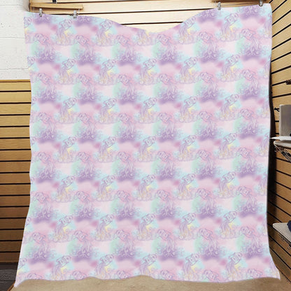 Aquarius Zodiac Pattern Print Design 01 Premium Quilt