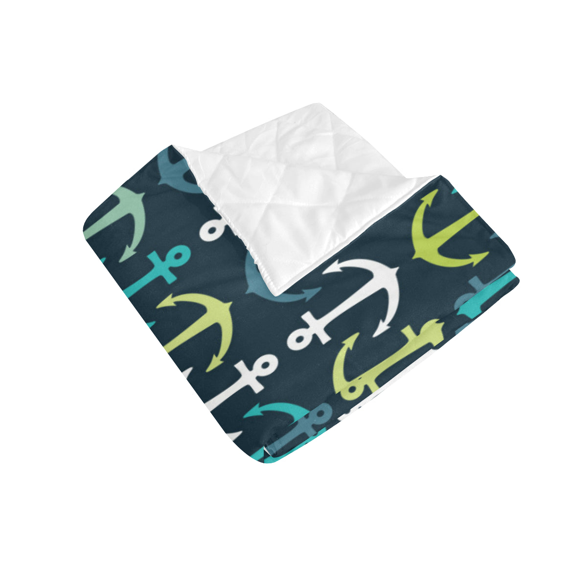Anchor Pattern Print Design 03 Premium Quilt