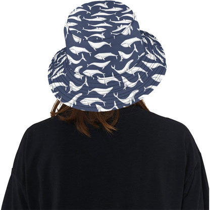 Whale Print Design LKS308 Unisex Bucket Hat