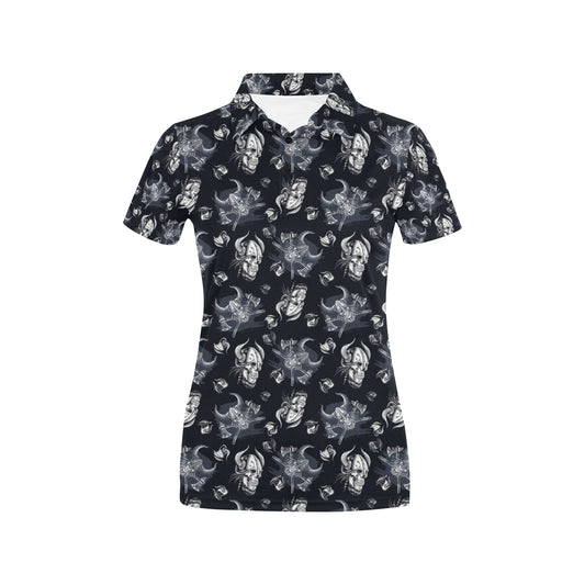 Vikings Print Design LKS304 Women's Polo Shirt