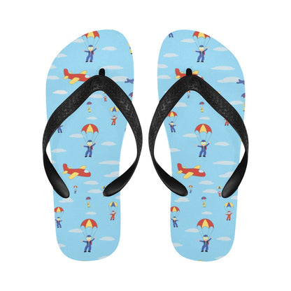 Skydiver Print Design LKS304 Flip Flops