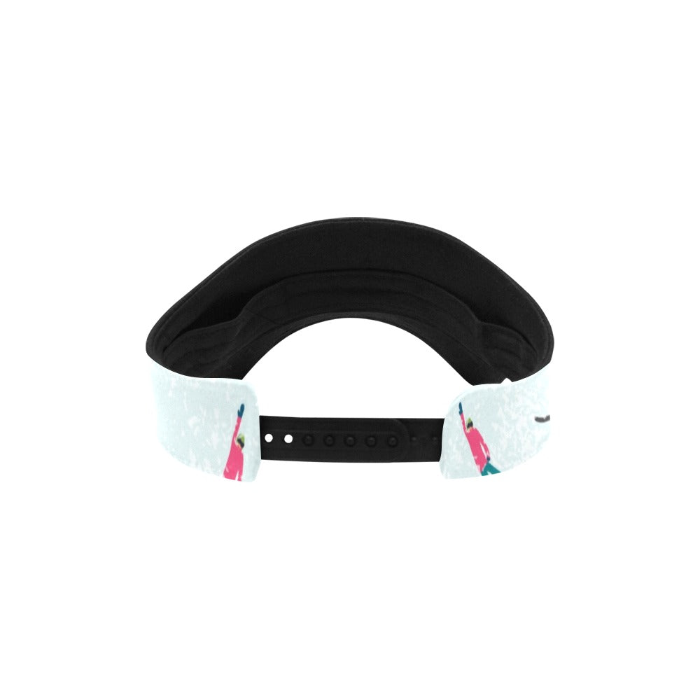 Snowboard Print Design LKS304 Unisex Sun Visor