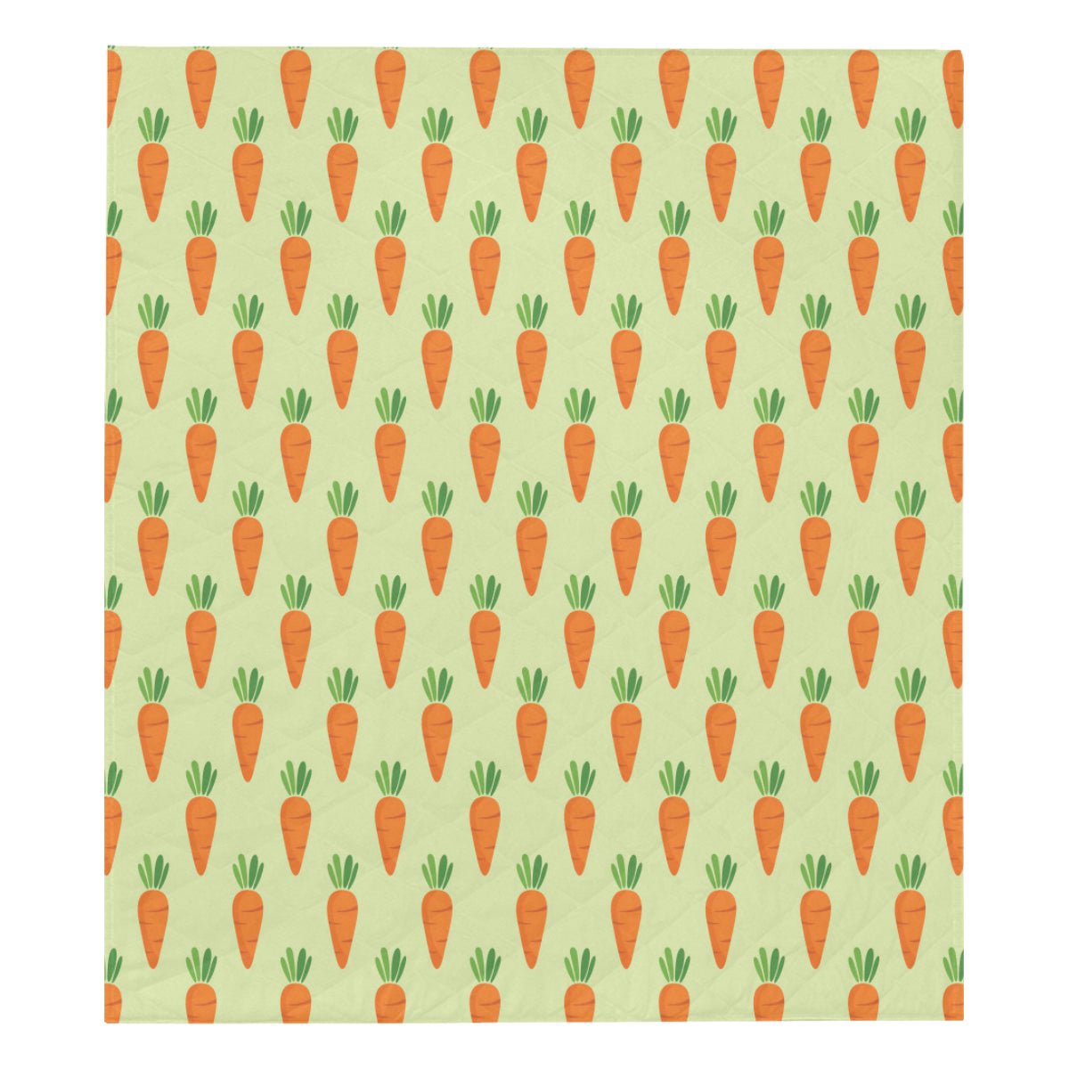 Carrot Pattern Print Design 02 Premium Quilt