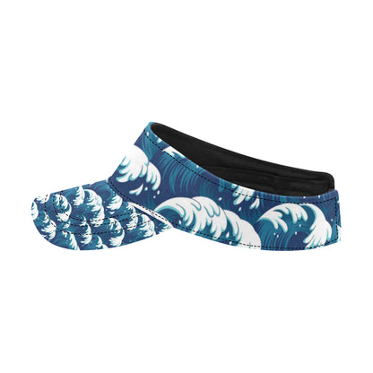 Ocean Wave Pattern Print Unisex Sun Visor
