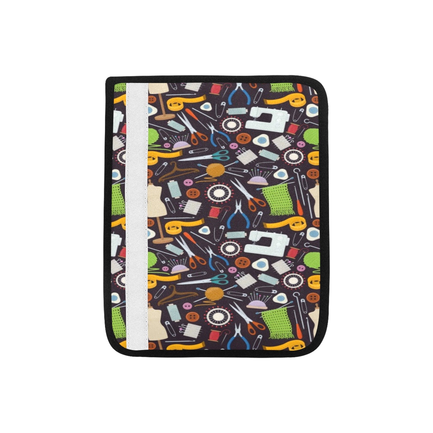 Sewing Equipment Print Design LKS308 Car Seat Belt Cover