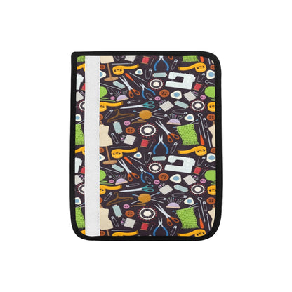 Sewing Equipment Print Design LKS308 Car Seat Belt Cover